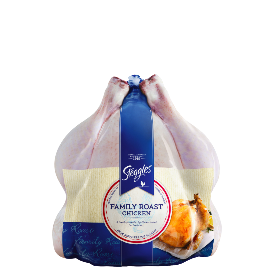 Steggles Fresh Family Roast Chicken - 2kg - 2.2kg WEBSITE ONLY