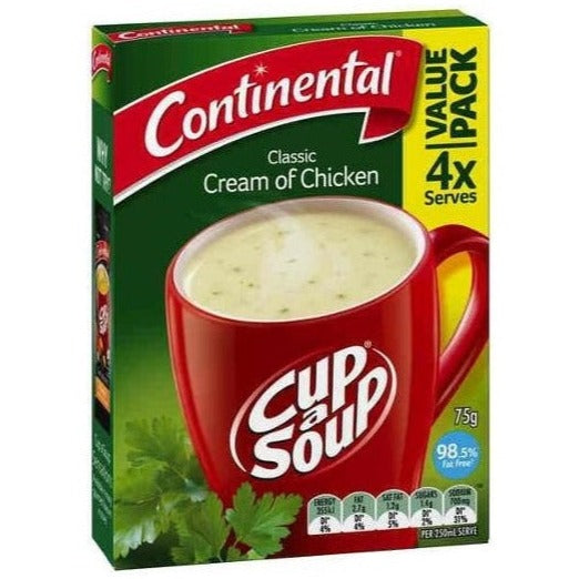 Continental Cup A Soup 4pk Creamy Chicken 75g