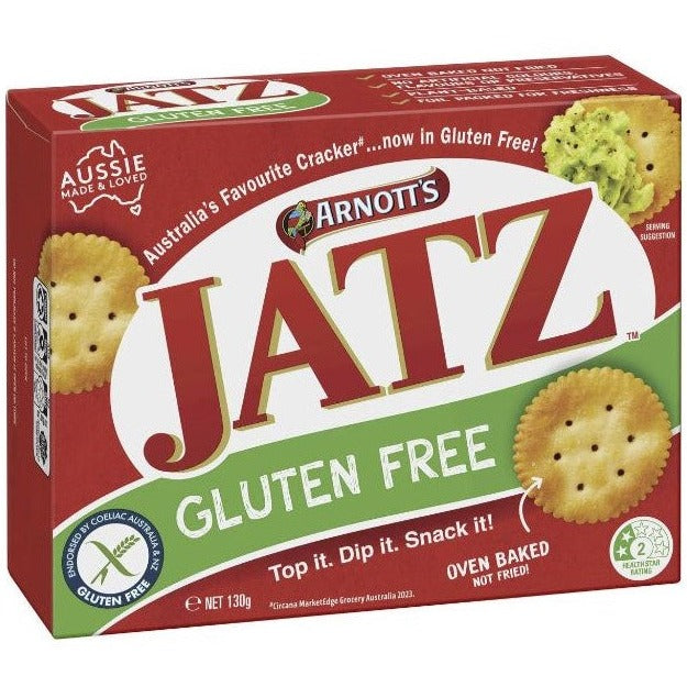 Arnott's Crackers JATZ Gluten Free 150gm