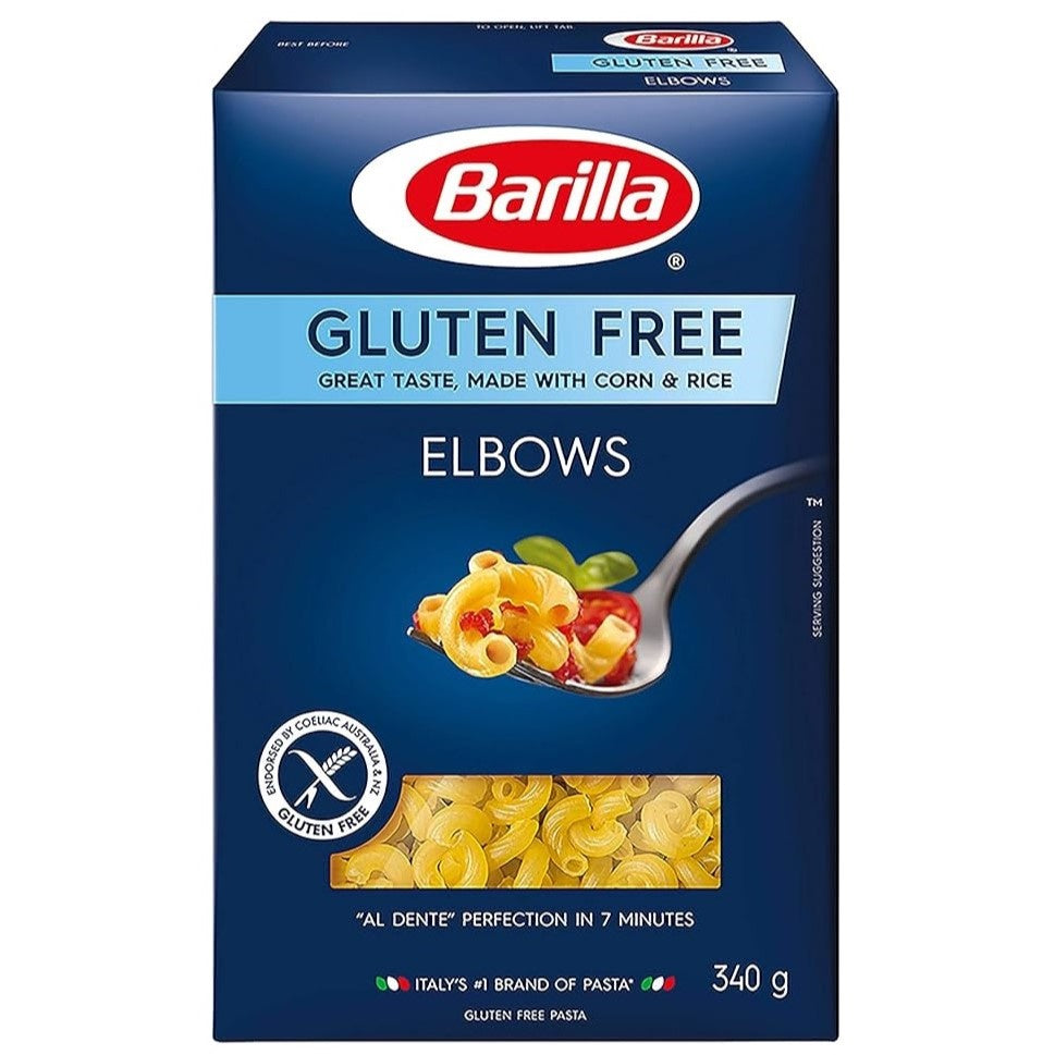 Barilla Pasta Elbows Gluten Free 340g