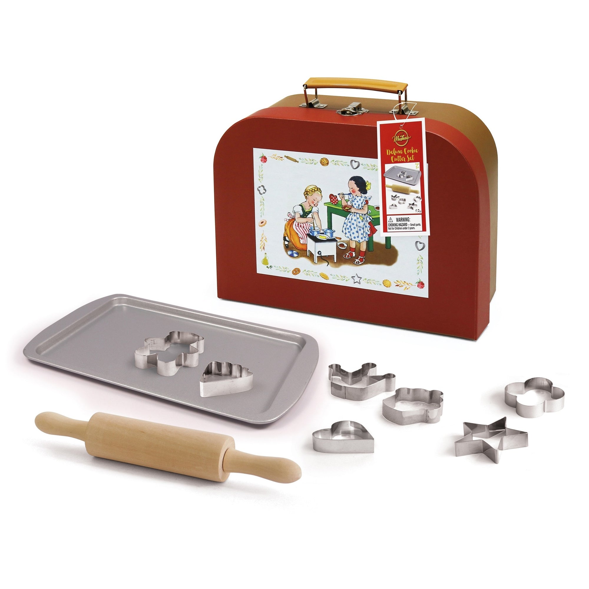 Deluxe 10pc Cookie Cutter Baking Set