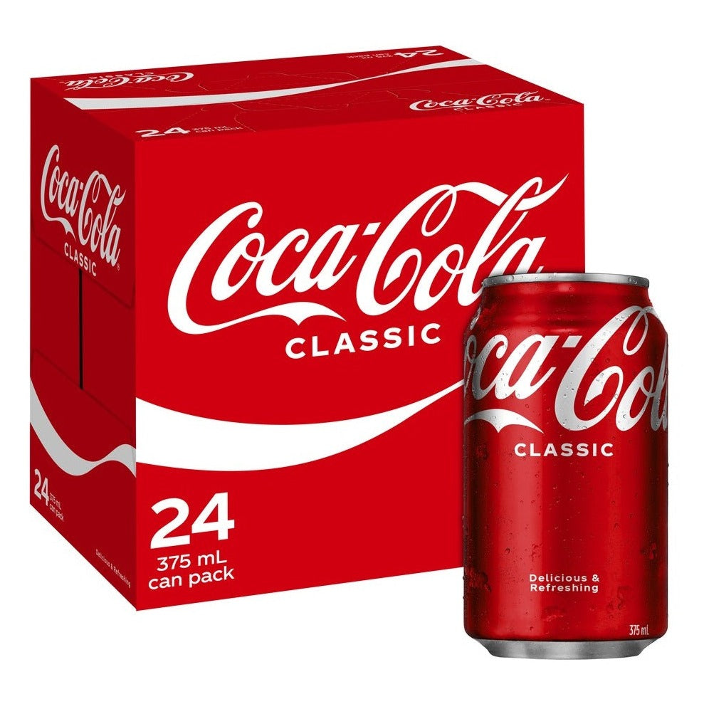 Coke Cans 375ml x 24pk