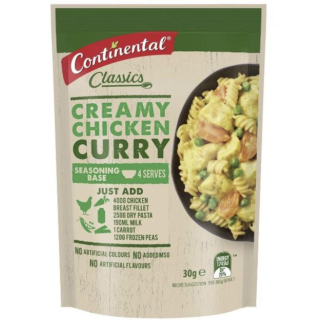 Continental Creamy Chicken Curry Recipe Base 30g