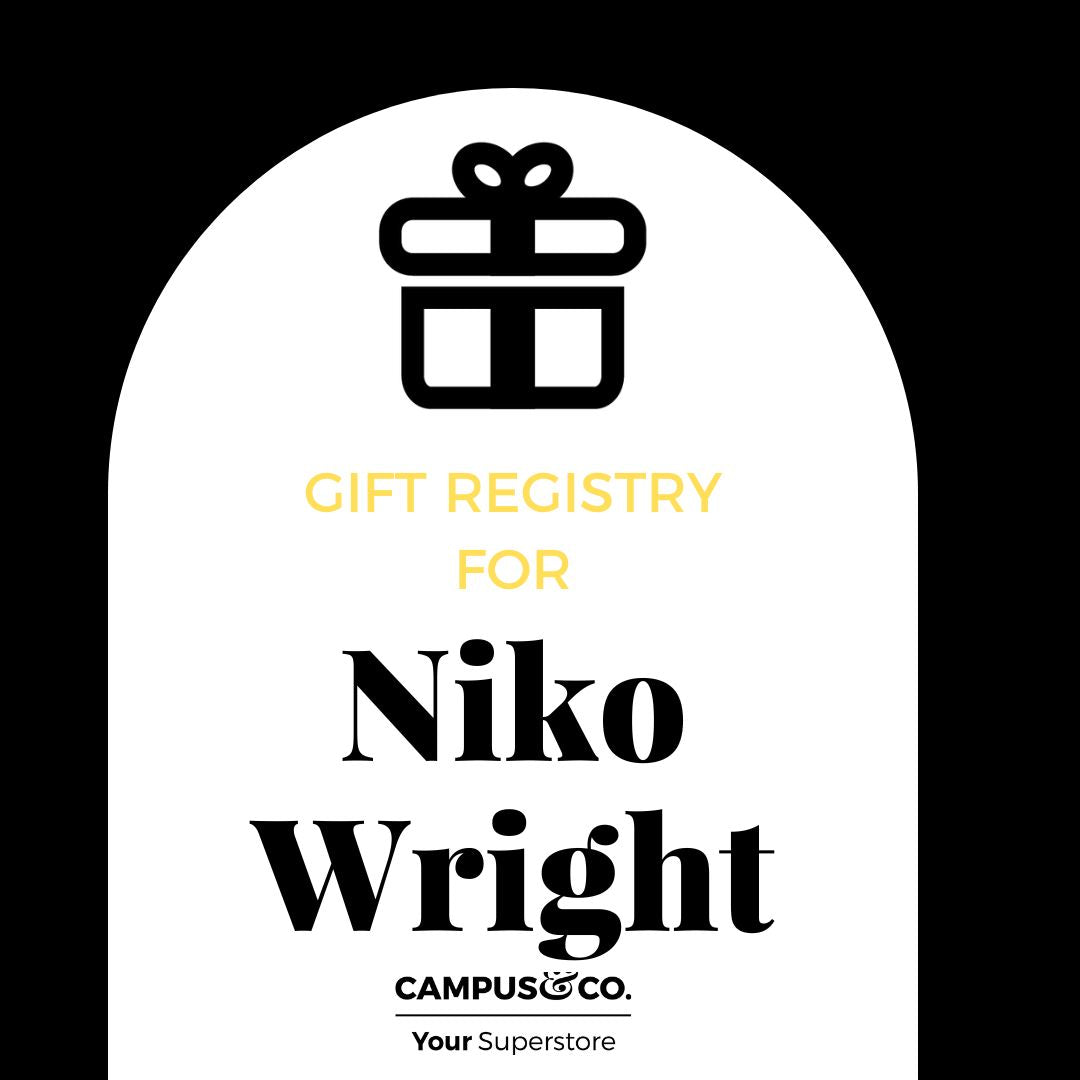 Baby Registry - Niko Wright