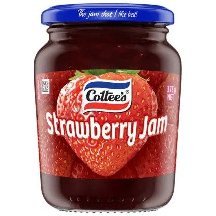 Cottee's Strawberry Jam 375g