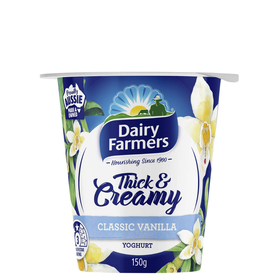 Dairy Farmers Vanilla Yoghurt (10 x 150g) BULK (BUSINESS CUSTOMERS ONLY)