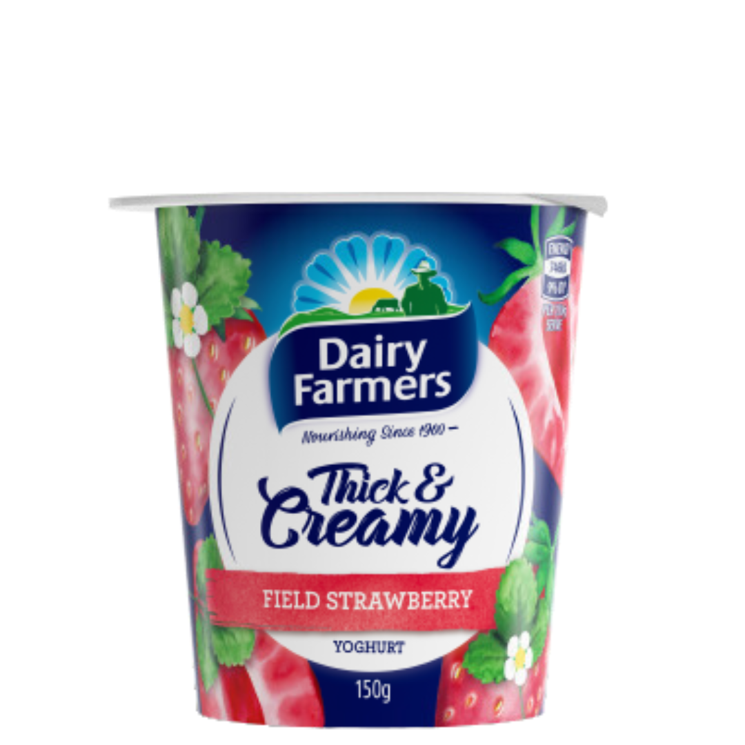 Dairy Farmers Strawberry Yoghurt 10 x 150g BULK (BUSINESS CUSTOMERS ONLY)