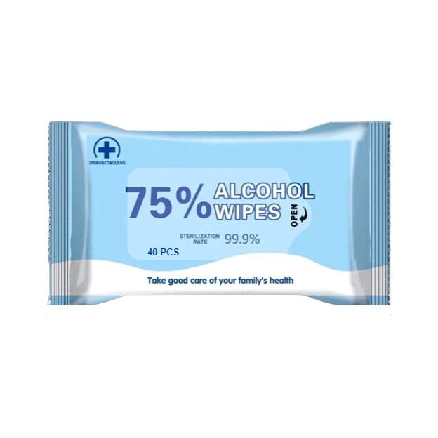 Disinfect and Clean 75% Alcohol Wipes 40 Pack
