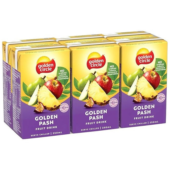 Golden Circle  Golden Pash Juice Box 250ml x 6pk