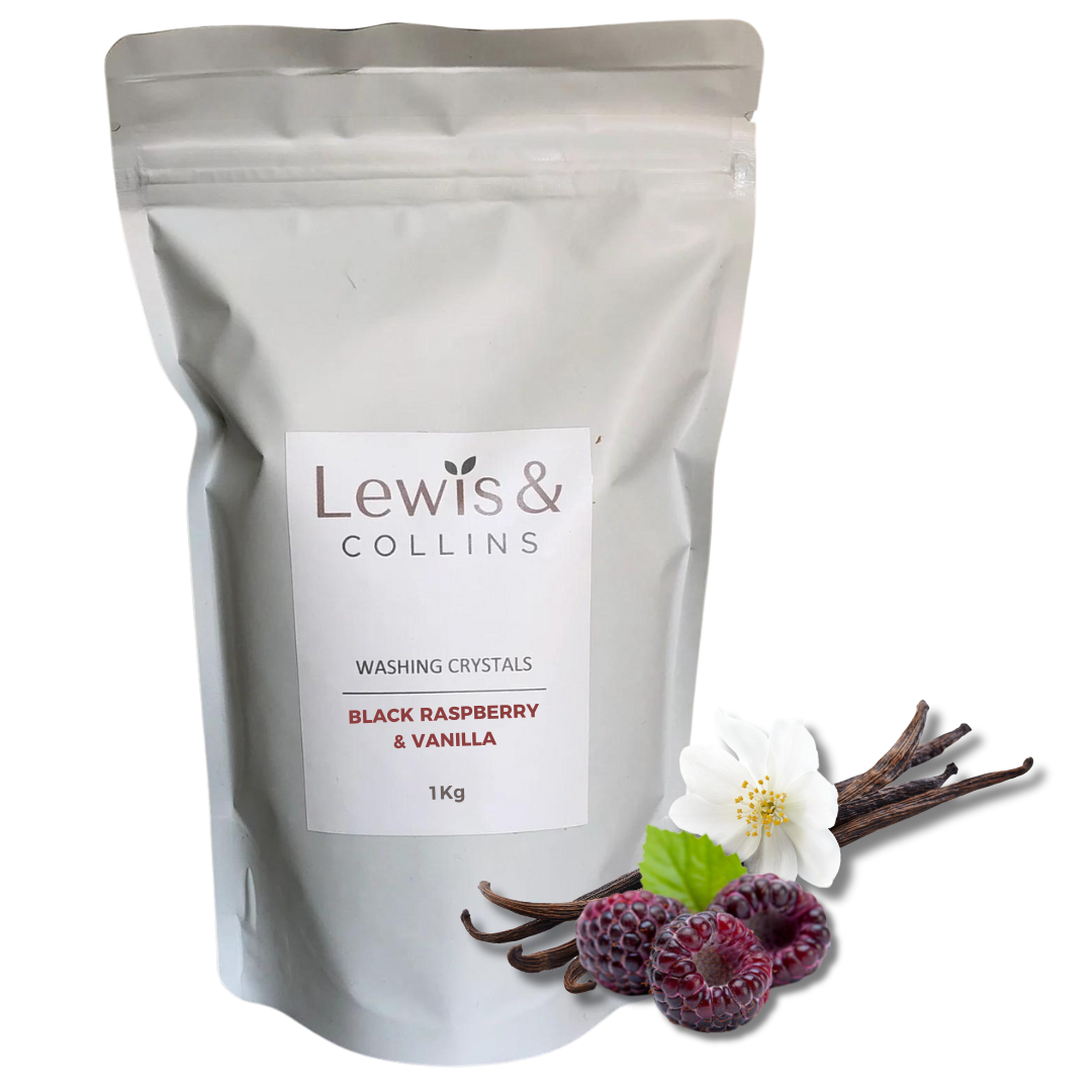 Lewis & Collins Washing Crystals Black Raspberry & Vanilla 1kg