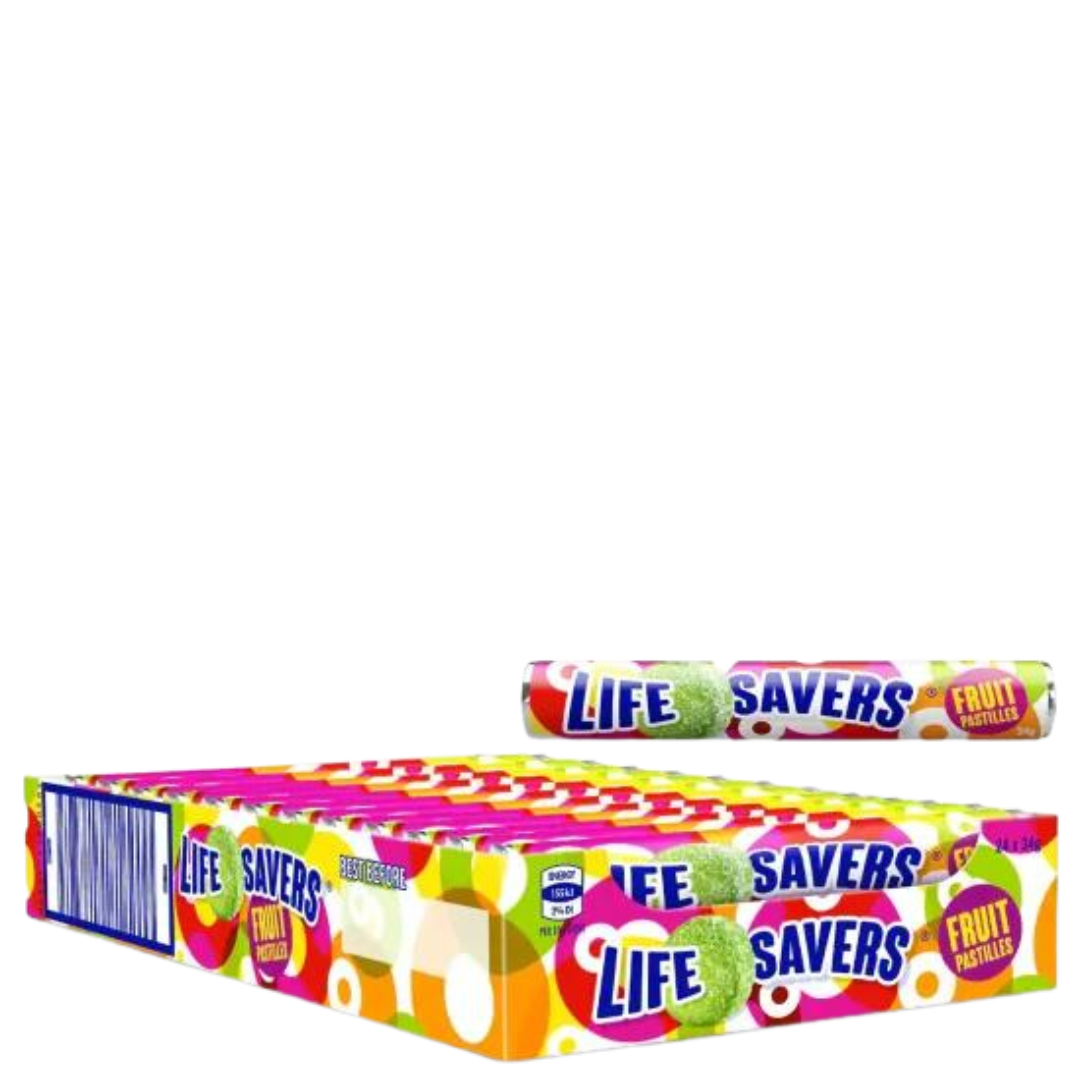 Lifesavers Fruit Pastilles - BULK 34g x 24pk