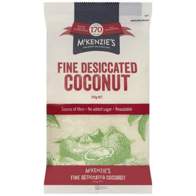 McKenzie Fine Desiccated Coconut 250g