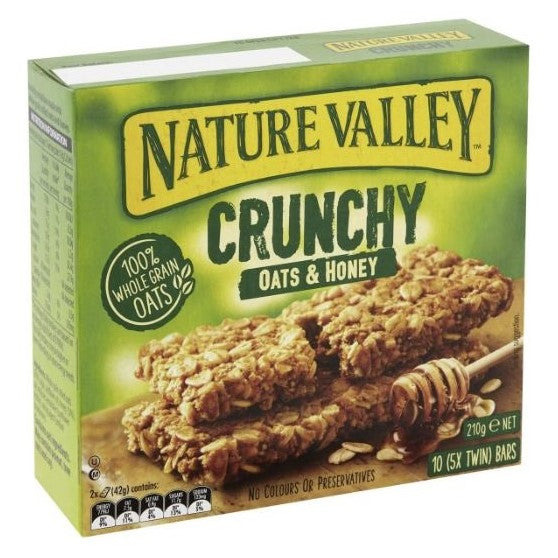 Nature Valley Crunchy Oats & Honey Bars 6pk 252g