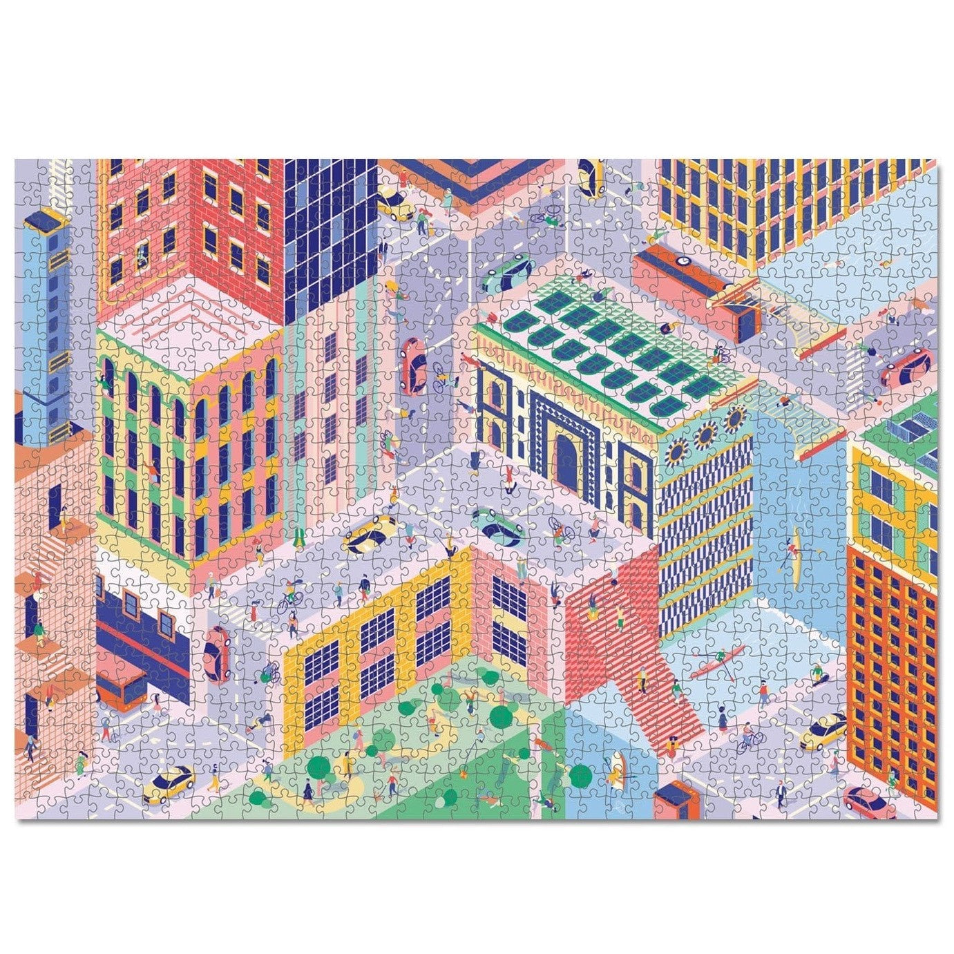 1000 Piece Puzzle - Upside Downtown