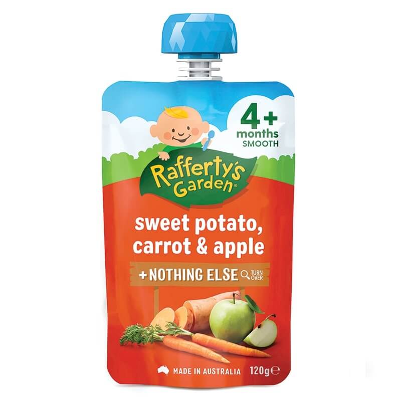 Rafferty's Garden Sweet Potato Carrot & Apple 120g