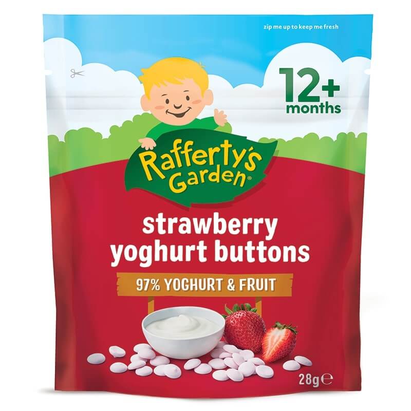 Rafferty's Garden Yoghurt Buttons Strawberry 28g