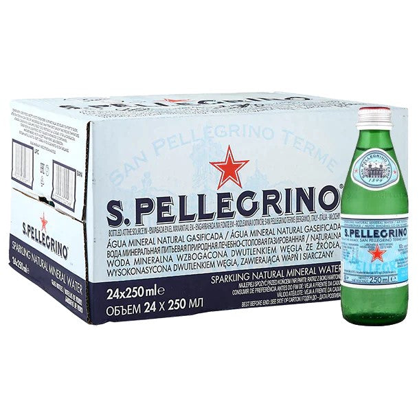 San Pellegrino Sparkling Mineral Water 250ml x 24
