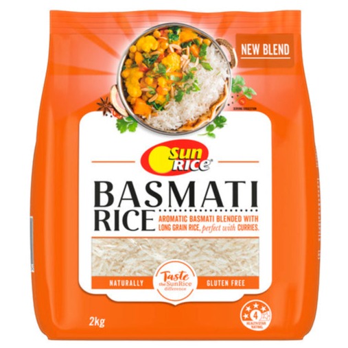 Sunrice Aromatic Basmati Indian  Rice 1kg