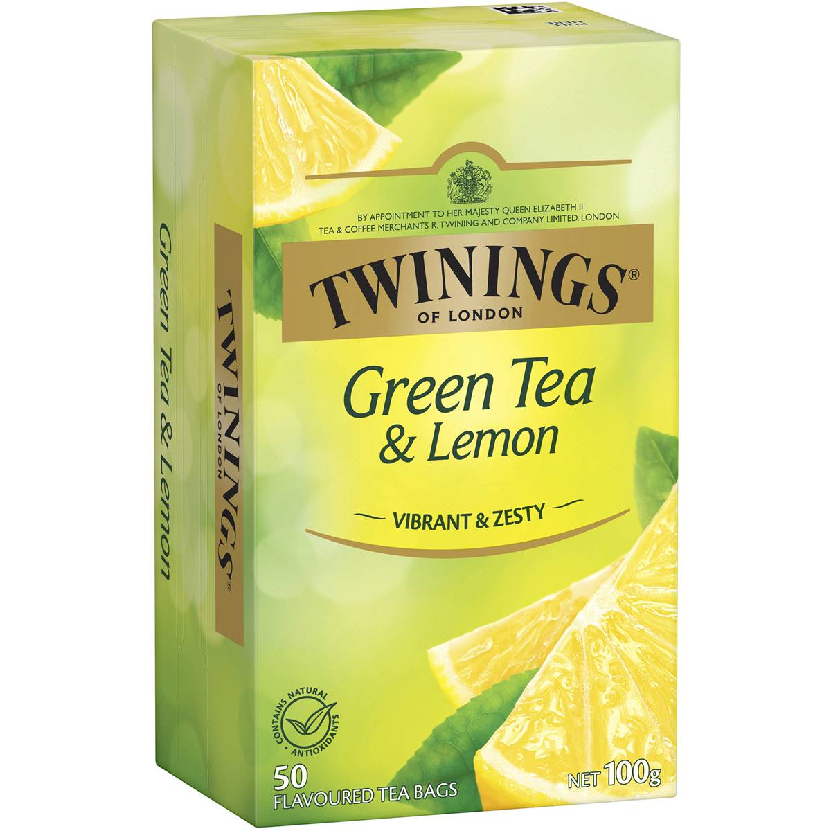 Twinings Tea Bags Green Tea & Lemon 50 pk