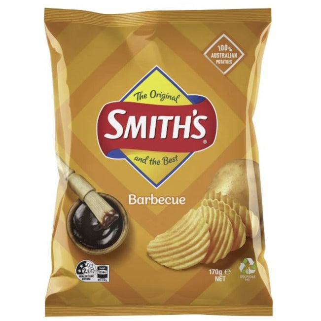 Smiths Crinkle Cut Chips BBQ 170g