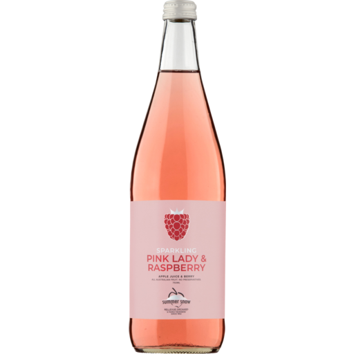 Summer Snow Pink Lady & Raspberry Sparkling Juice 750ml