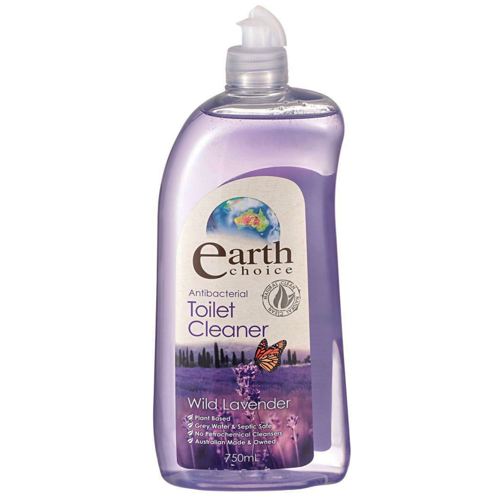 Earths  Choice Toilet Cleaner Lavender 750ml
