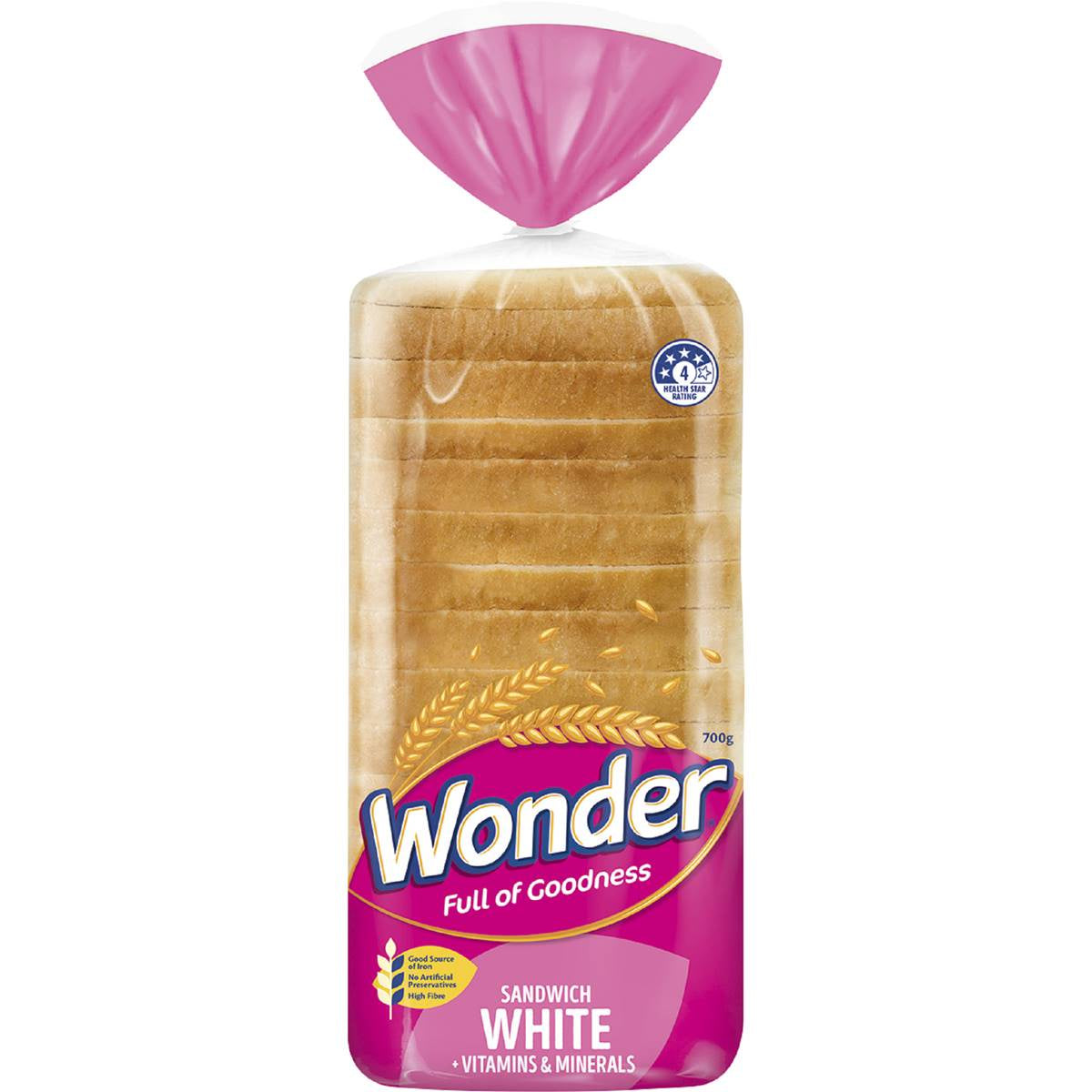 Wonder White Vitamins & Minerals Sandwich 700g