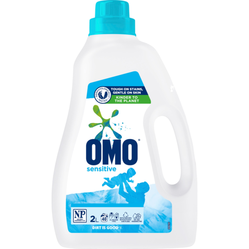OMO Front & Top Sensitive Laundry Liquid 2L