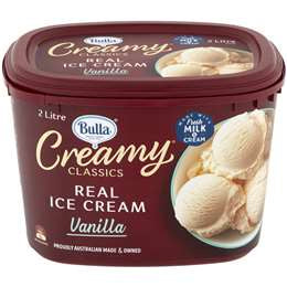 Bulla Creamy Classics Icecream 2L