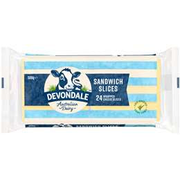 Devondale Processed Sliced Cheese 500g