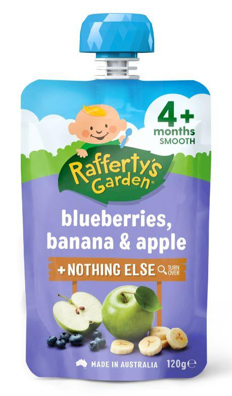 Rafferty's Garden Blueberries, Banana & Apple 120g