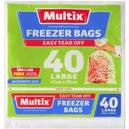 Multix Easy Tear Off Freezer Bags