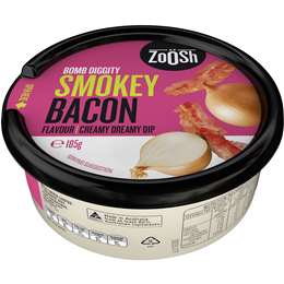 Zoosh Onion & Bacon Dip 185g