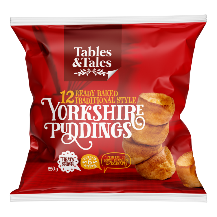 Tables & Tales Yorkshire Puddings 12pk 220g