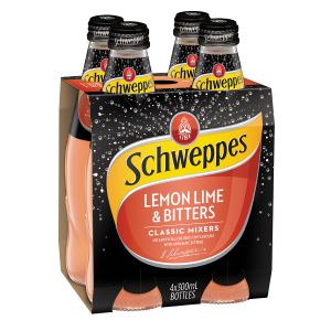 Schweppes Lemon Lime & Bitters 300ml x 4pk