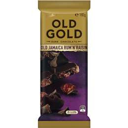 Old Gold Chocolate Block Rum n Raisin 180g