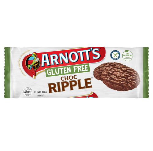 Arnott's Chocolate Ripple Gluten Free Biscuits 150g