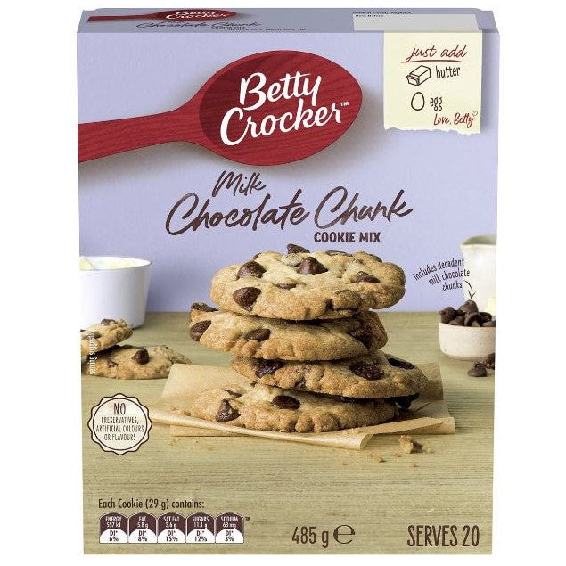 Betty Crocker Choc Cookie Mix 485 g