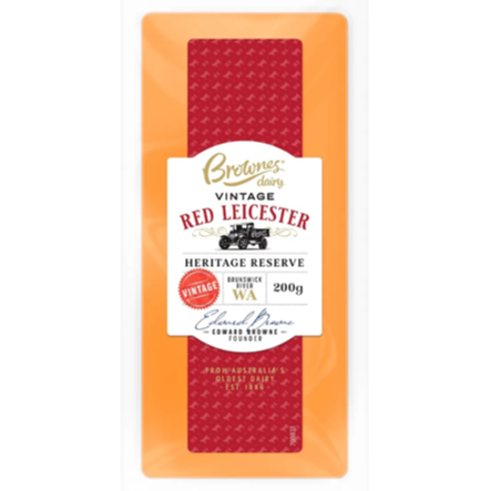 Brownes  Red Leicester  Cheese 200g