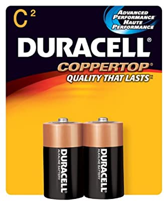 Duracell Battery Copper Top C 2pk