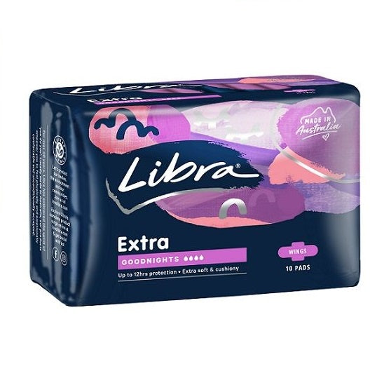 Libra Pads Extra Goodnights 10 pack