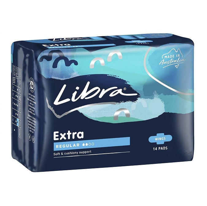 Libra Pads Extra Wings Regular 14 Pack
