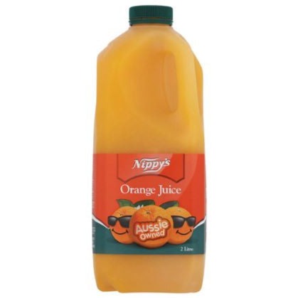 Nippys Chilled Orange Juice Sweetened 2 Litre