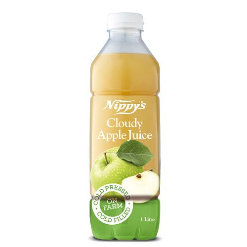Nippys Cold Pressed Cloudy Apple Juice 1 Litre