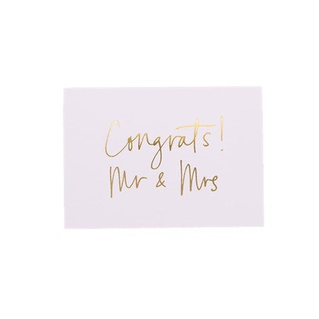 Congrats! Mr & Mrs Card