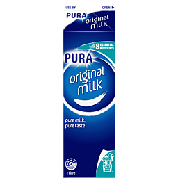 PURA Original Milk 1Lt - Carton