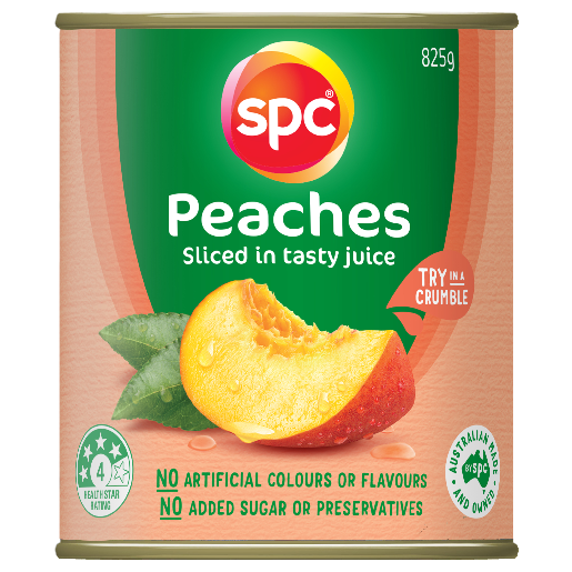 SPC Peaches Sliced Juice 825g