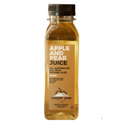 Summer Snow Apple & Pear Still Juice 350ml