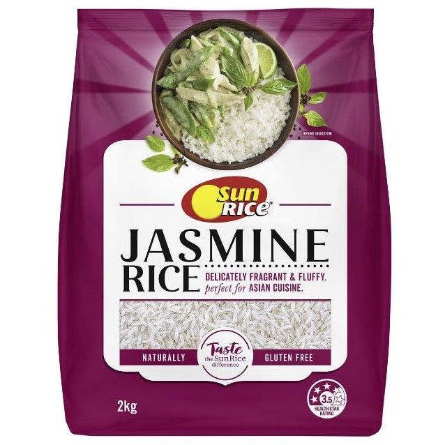 Sunrice  Rice Jasmine 2kg