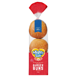 Mighty Soft Burger Buns 6pk